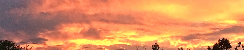 slice of sunset fire