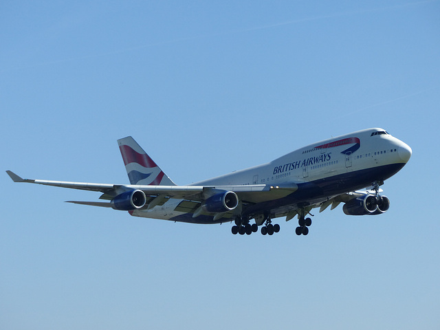 G-CIVA approaching Heathrow - 8 April 2017