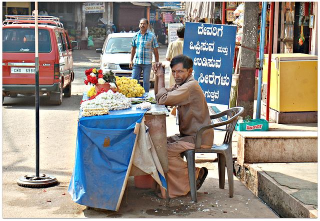 Flower seller