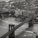 East River with Brooklyn Bridge and Manhattan Bridge