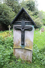 Memorial to Thomas De la Garde Grissell (1852-1915), Churchyard of All Saints Ringsfield, Suffolk