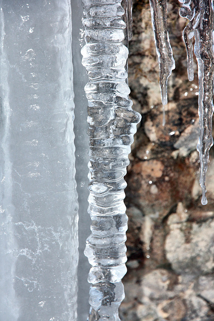 Eiszapfen - Makro