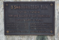 Hetch Hetchy O'Shaugnessy Dam  (#0641)