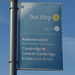 Busway bus stop at Trumpington P&R, Cambridge - 6 Nov 2019 (P1050033)