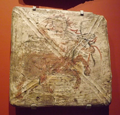 Centaur Ceiling Tile from the Dura-Europos Synagogue in the Yale University Art Gallery, October 2013