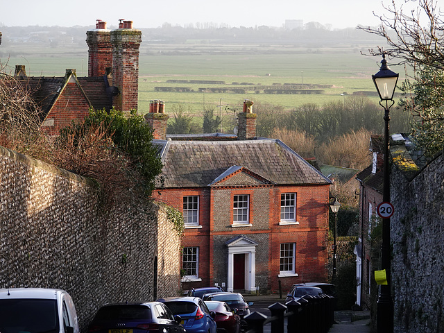 Looking down Parsons Hill