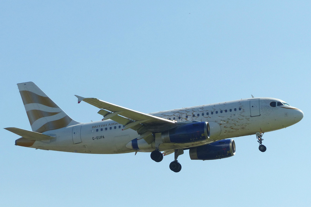 G-EUPA approaching Heathrow - 8 April 2017