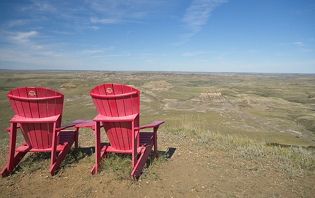 red chairs at GNP East