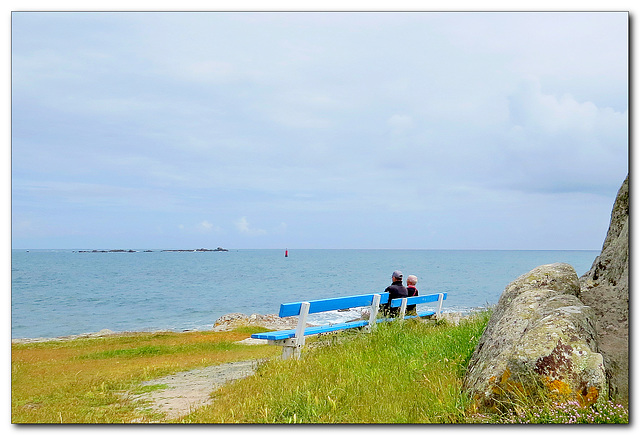 Bretagne Bänke ... blau | HBM