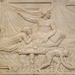 Detail of a Relief with a Representation of the Visit of Dionysos to Ikarios in the Naples Archaeological Museum, July 2012