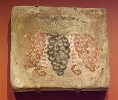 Grape Cluster Ceiling Tile from the Dura-Europos Synagogue in the Yale University Art Gallery, October 2013