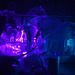 Alaska, Ice Sculptures of Riders in Ice Museum of Chena Hot Springs Aurora
