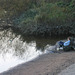 Two fishermen at Upper Arley (Spot the bird)