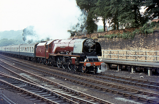 46229 DUCHESS of HAMILTON a Scarborough 21st August 1983