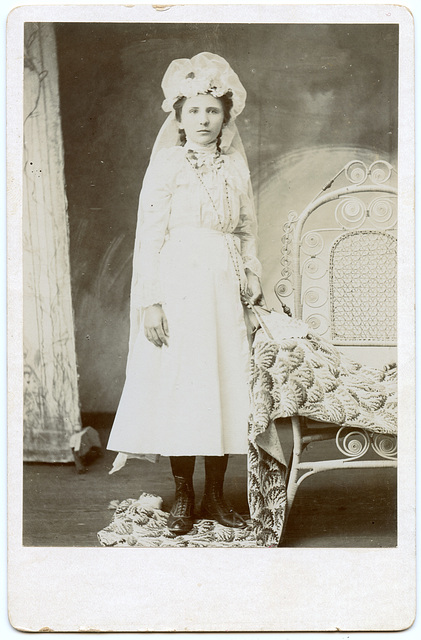 First Communion - 1880s?