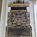 aldwincle st peter church, northants   (18) c17 heraldry on tomb of margaret davenant +1616