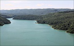 Lac de Vouglans (39) 19 juin 2015.