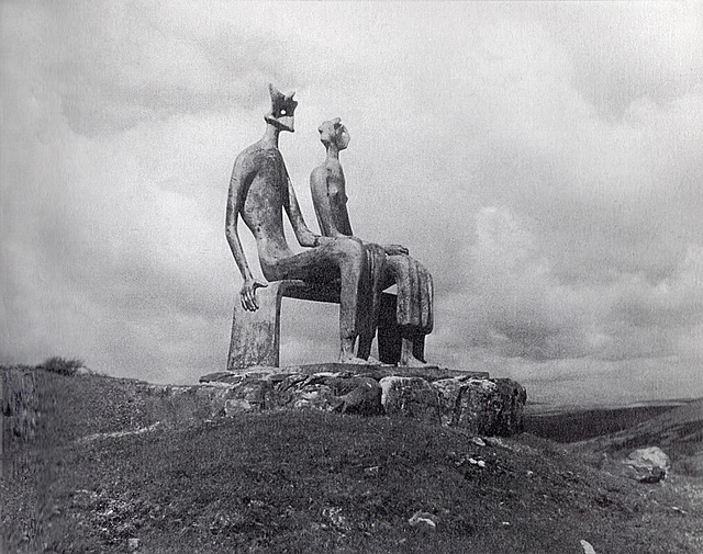 "King and Queen," Henry Moore 1952-53