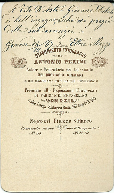 Reverse Ettore Mazzi by Perini