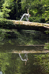 Yoga in Birk Castle Garden