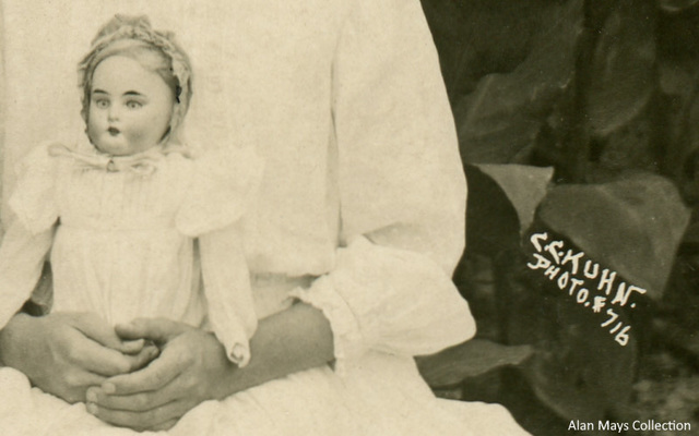 Two Girls and One Doll (Detail)