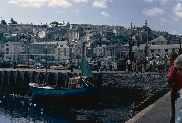 Brixham Harbour (scan from slide of the early 1960s)