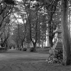 Approach to a shrine