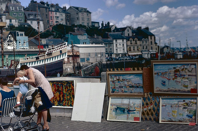 Brixham Harbour (scan from slide of the early 1960s)