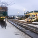 Morrisons Filling Station in the Snow, Dumbarton