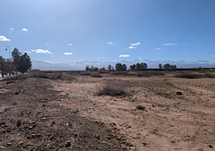 Un lampadaire isolé sur la gauche dans cette immensité envoûtante...