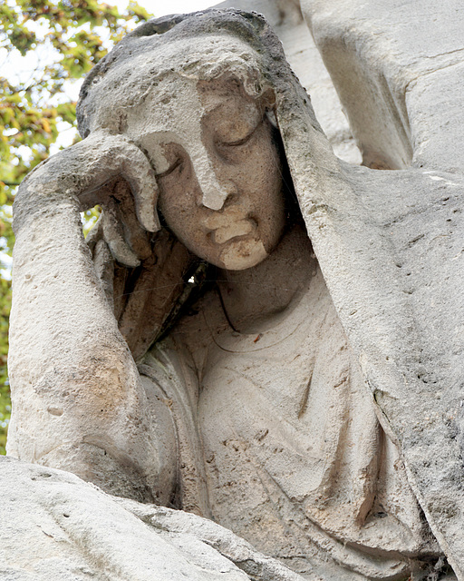 Mourning figure