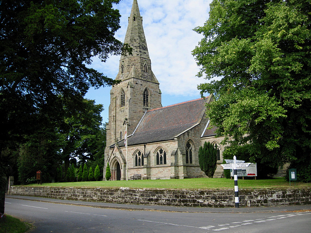 The Church of All Saints at Lullington with broach tower a Grade I Listed building