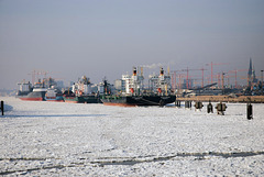 Eisgang auf der Elbe (2009)