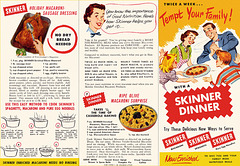 Skinner Pasta Leaflet, c1955