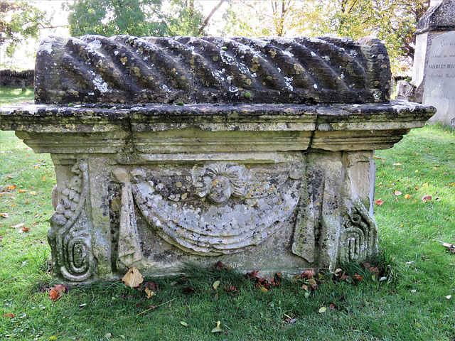 shilton church, oxon (2) bale tomb, late c17, edward tawney