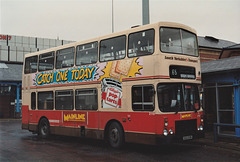 South Yorkshire Transport (Mainline) 2119 (KKU 119W) in Sheffield – 24 Sep 1992 (180-24)