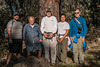 Matt, Gary, Jim, Caro, Walter on Gary's property in the Davis Mountains of Texas