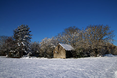 Une vue sur notre petite bergerie