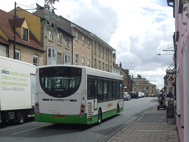 DSCF4329 Stephensons of Essex 431 (EU10 NVP) in Bury St. Edmunds - 10 Aug 2018 DSCF4329 Stephensons of Essex 431 (EU10 NVP) in Bury St. Edmunds - 10 Aug 2018