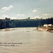 River Wye and Chepstow Castle from Chepstow Bridge (Scan from 1991)