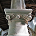 aldwincle st peter church, northants   (27) late c12 capital with green man motifs