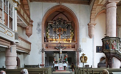 Einheit von Altar und Orgel - Unity of altar and organ