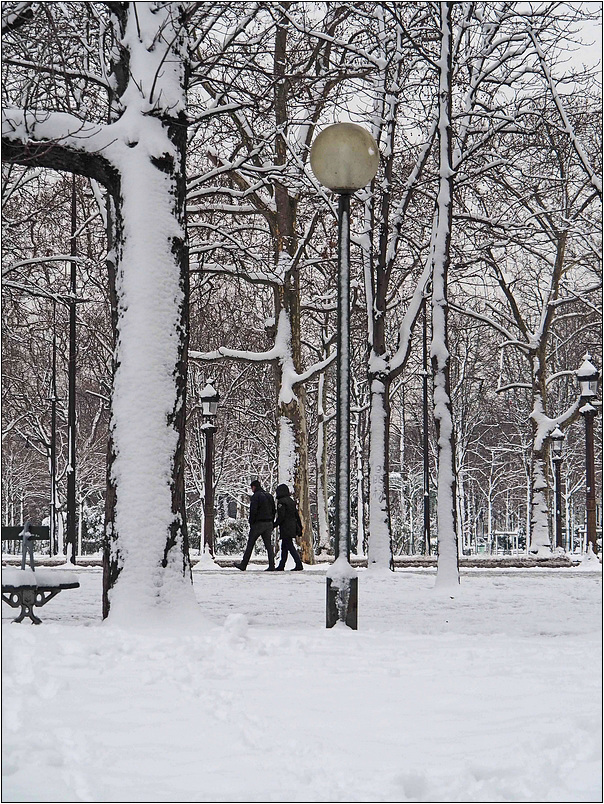 Avenue des Champs-Elysées le 7 février 2018