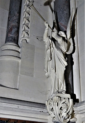 south tidworth church, wilts,c19 angel by farmer and brindley