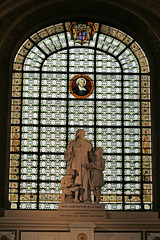Statues and stained glass