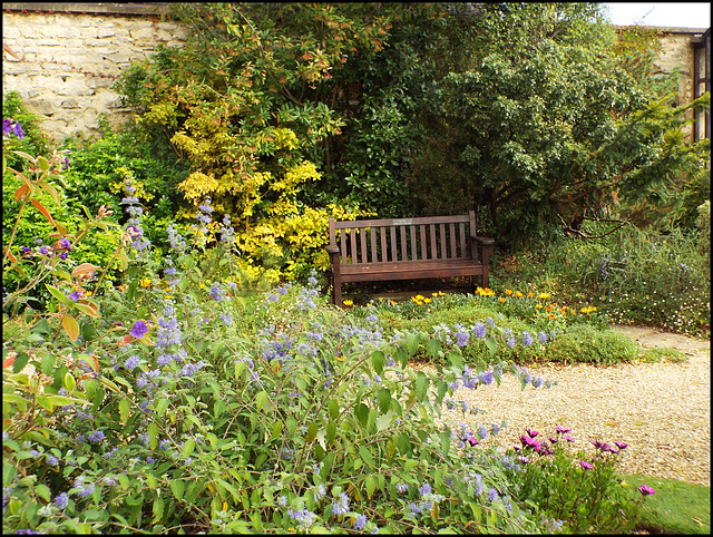 college garden seat