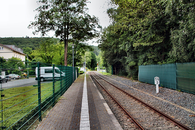 Ruhrtalbahn, Museumsbahnsteig "Haus Kemnade" (Witten) / 13.07.2023