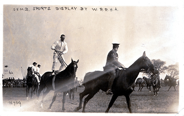 Army display c1920 but what do the initials stand for?