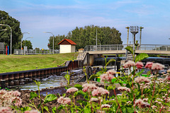 Eldena, Staustufe an der Schleuse