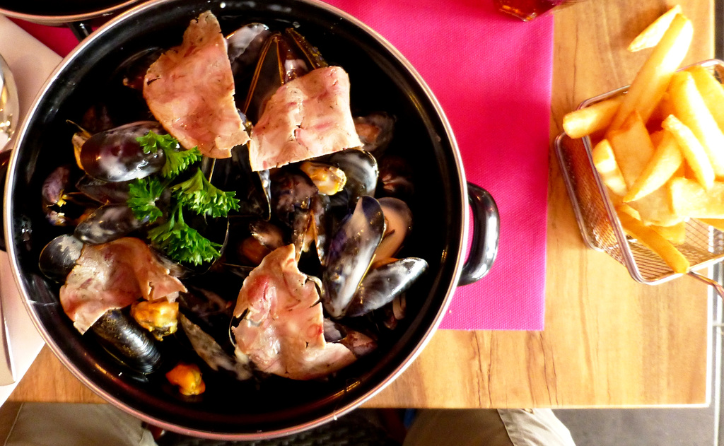 Moules à la normande